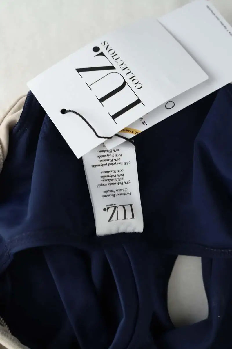 Brassière Luz Anna  Bleu en Polyamide