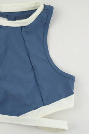 Brassière Luz Anna  Bleu en Polyester