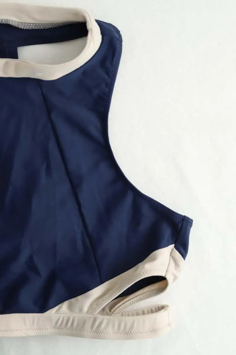 Brassière Luz Anna Bleu en Polyamide