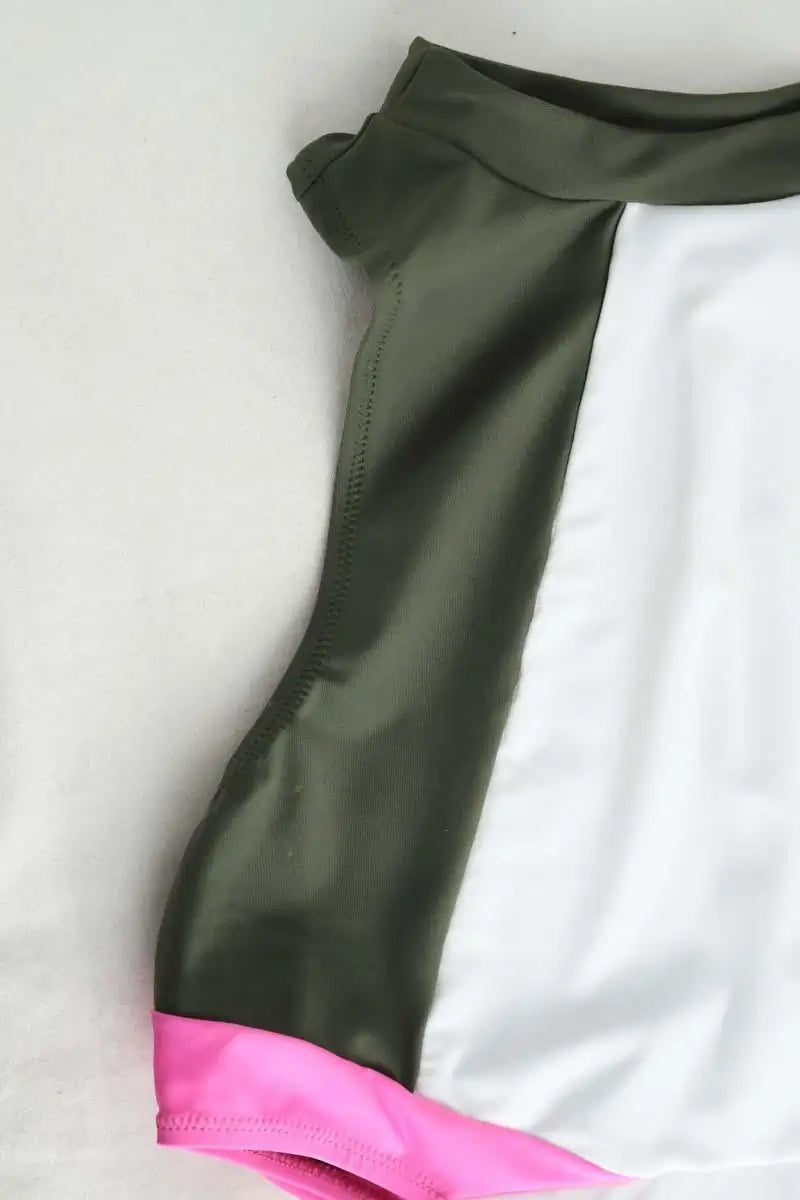 Brassière Luz Anna Kaki en Polyamide