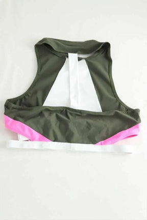 Brassière Luz Anna Kaki en Polyamide