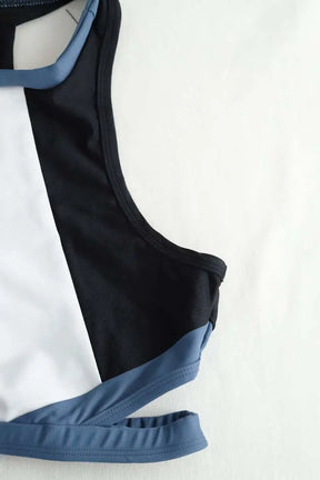 Brassière Luz Anna noir pailleté blanc bleu clair Bleu en Polyamide