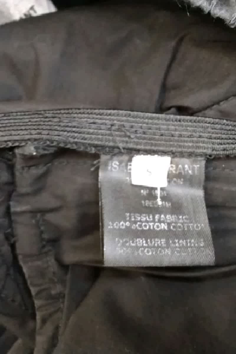 Pantalon slim Isabel Marant  Noir