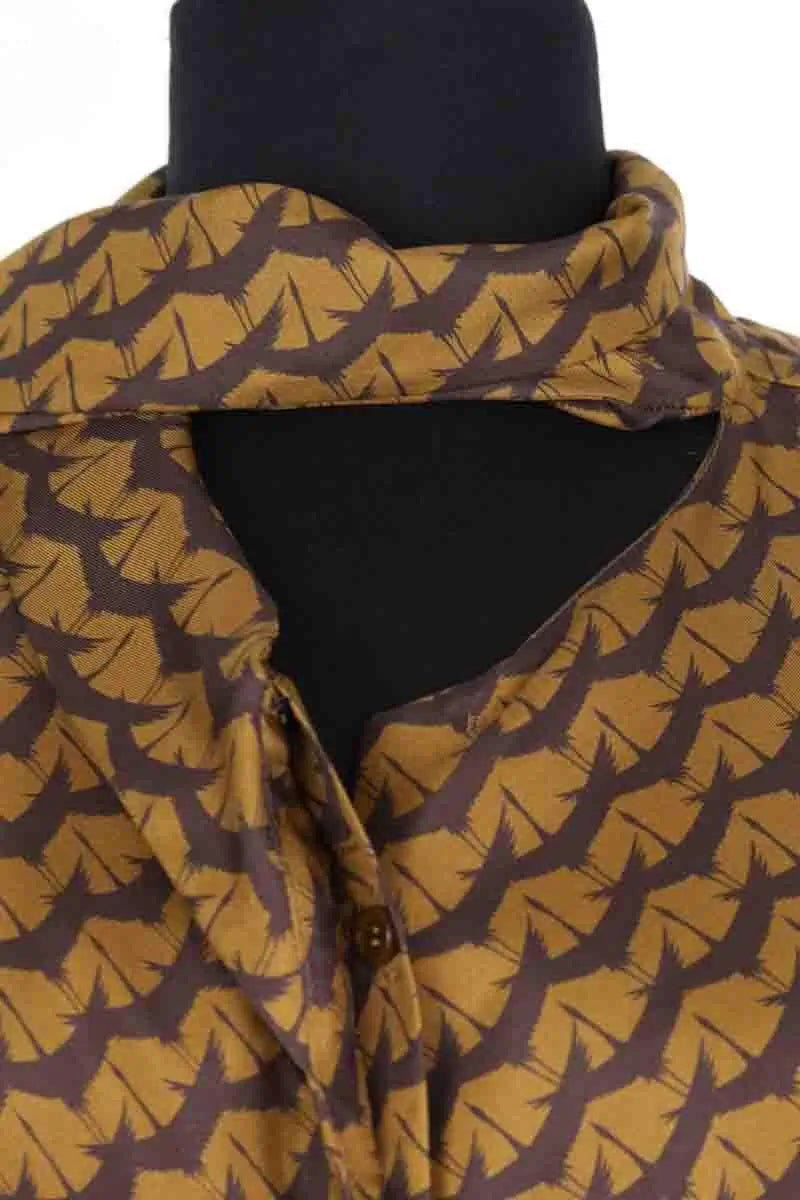 Chemise Chloé Marron en Soie