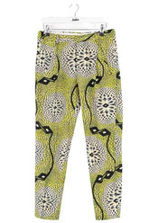 Pantalon droit Chloé Stora Jaune en Coton, taille S - Seconde Main