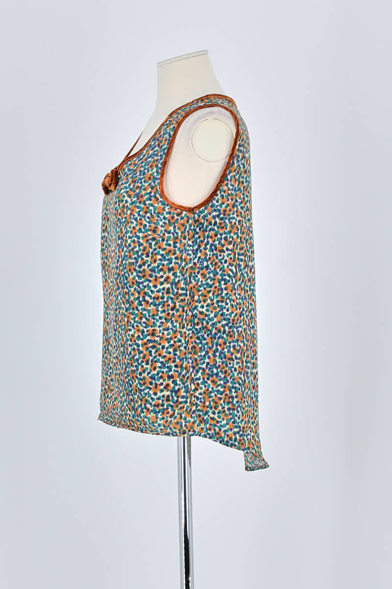 Top sans manche Des Petits Hauts  Multicolore