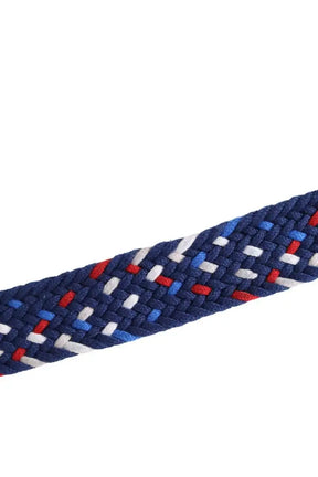 Ceinture Lacoste Bleu en Tissu