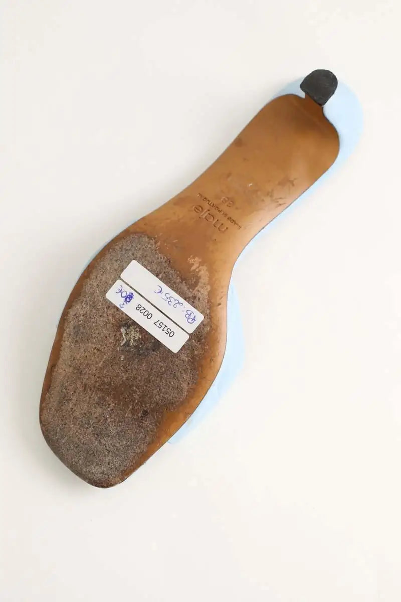 Sandales Maje Bleu en Cuir