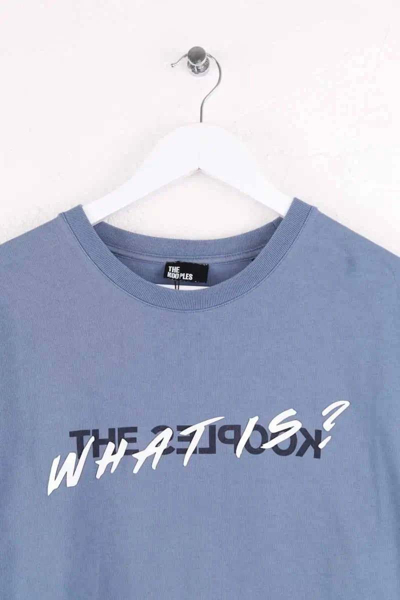 T-shirt The Kooples Bleu en Coton