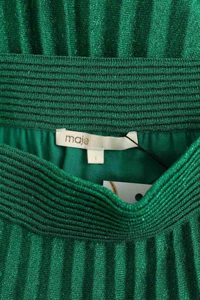 Jupe Maje Vert en Polyester