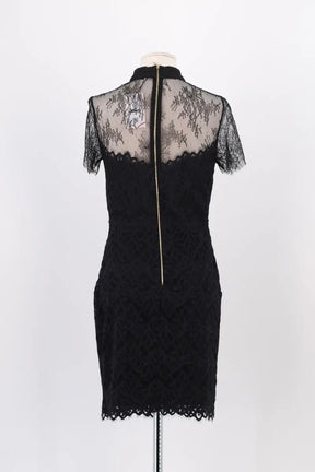 Robe Sandro Noir en Synthétique