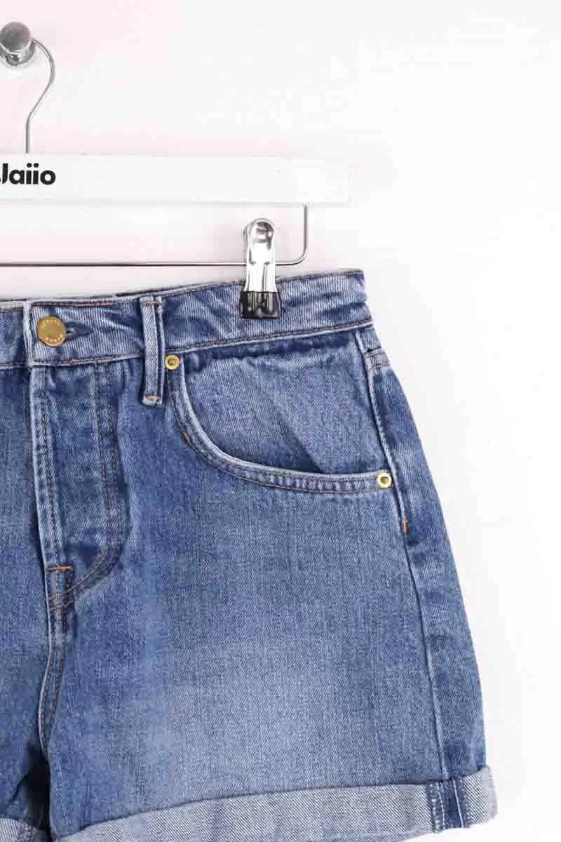 Mini short Sézane Bleu en Coton