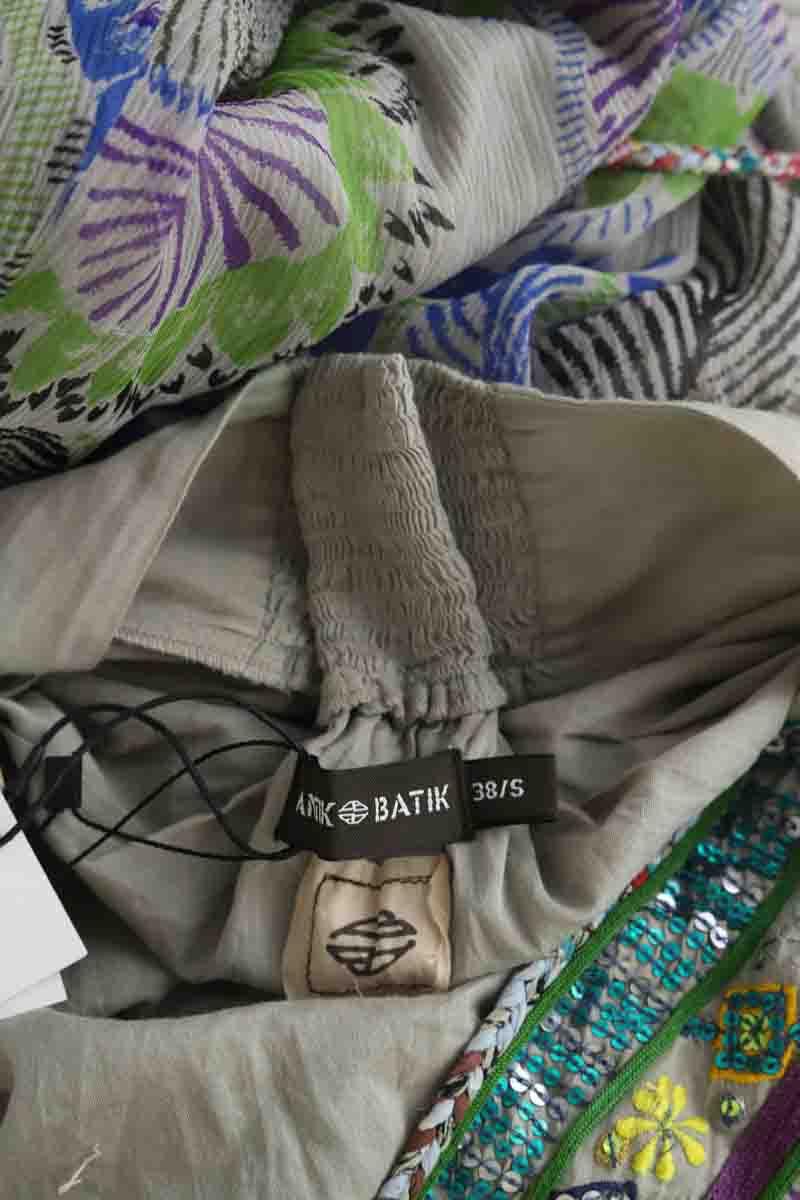 Mi-longueur Antik Batik  Gris