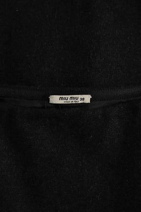Jupe Miu Miu Anthracite en Laine