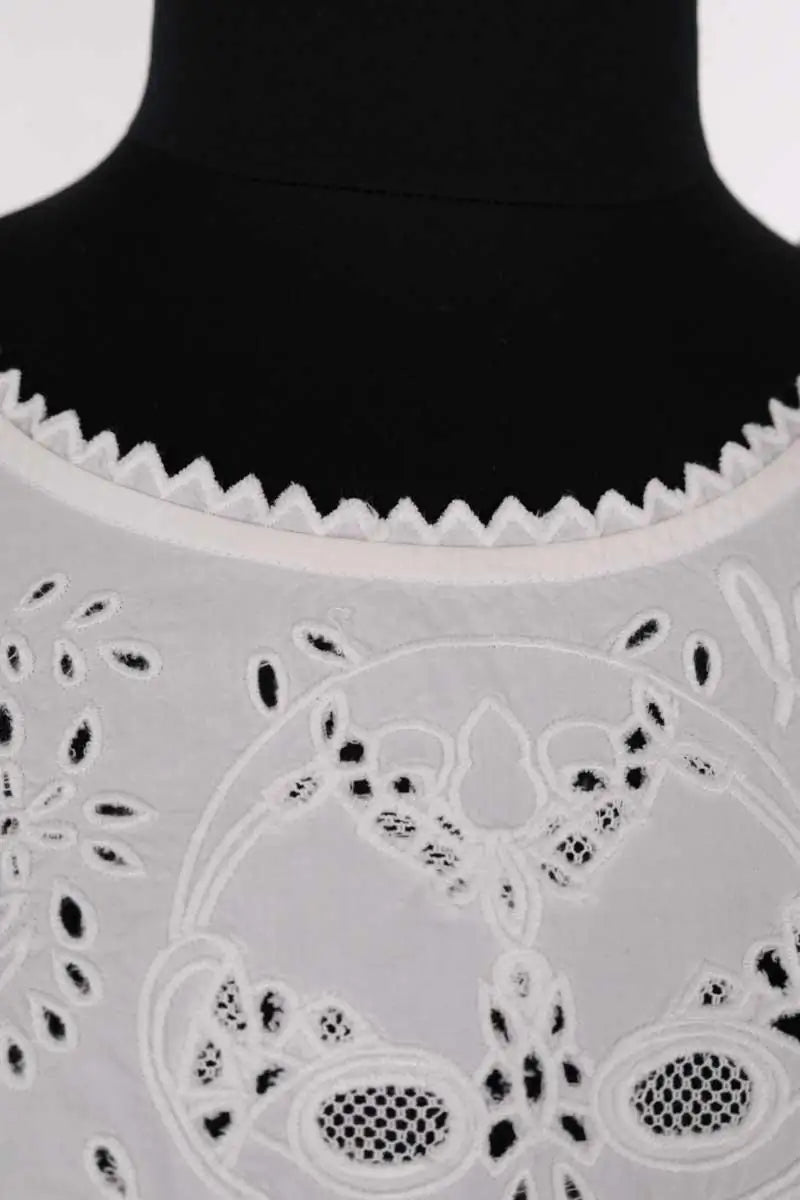 Blouse avec broderies  Zadig & Voltaire Blanc en Coton
