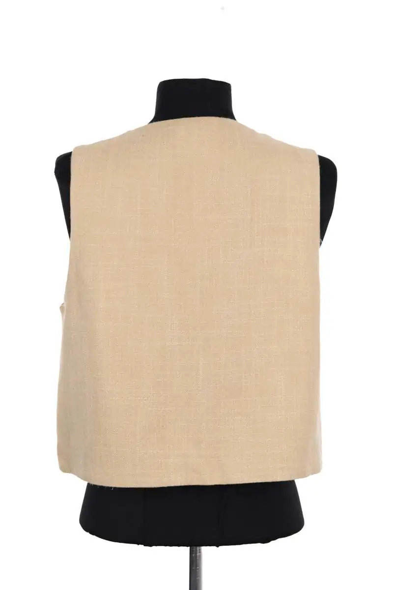 Top Sézane Beige en Coton