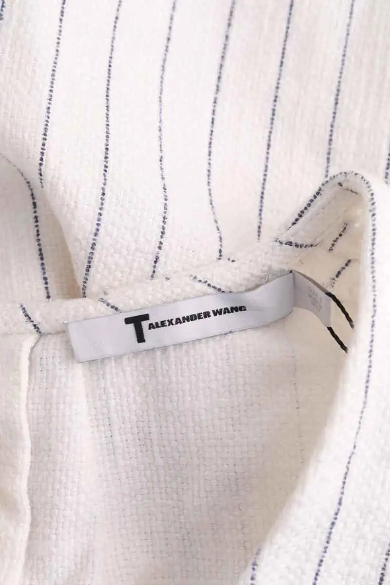 Top sans manche Alexander Wang Blanc en Coton