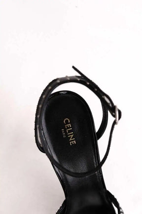 Talons Celine Noir en Cuir verni