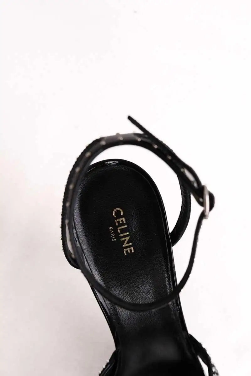 Talons Celine Noir en Cuir verni
