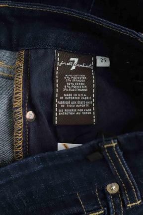 Slim 7 For All Mankind  Bleu
