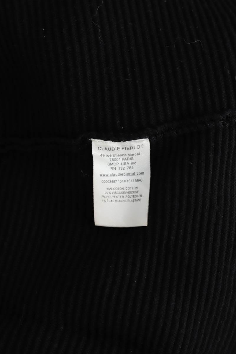 Mi-longueur Claudie Pierlot  Noir