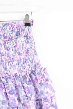 Mini jupe Maje Violet en Polyester