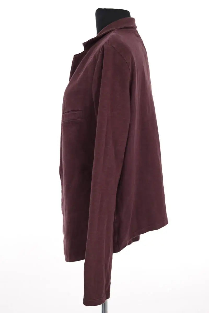 Blazer American Vintage Bordeaux en Coton