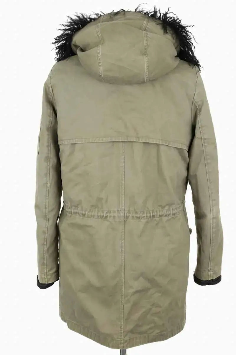 Parka Maje Kaki en Coton
