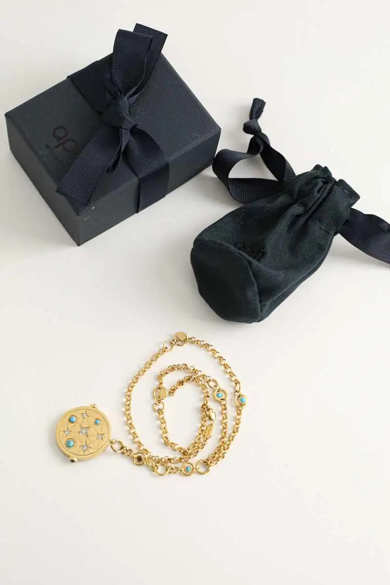 Collier APM Monaco Doré en Plaqué or