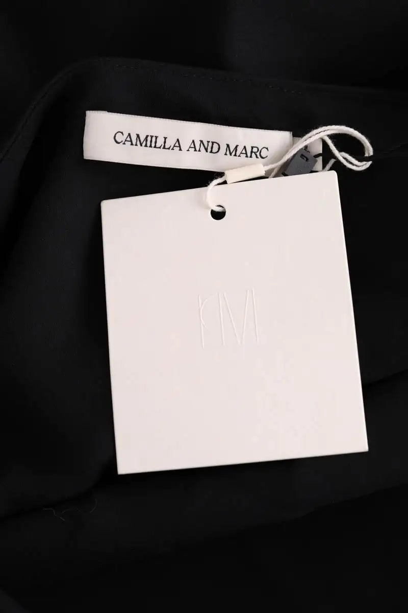Robe Camilla And Marc Noir en Laine
