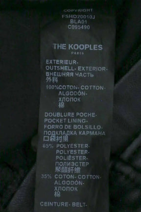 Mini short The Kooples Noir en Coton