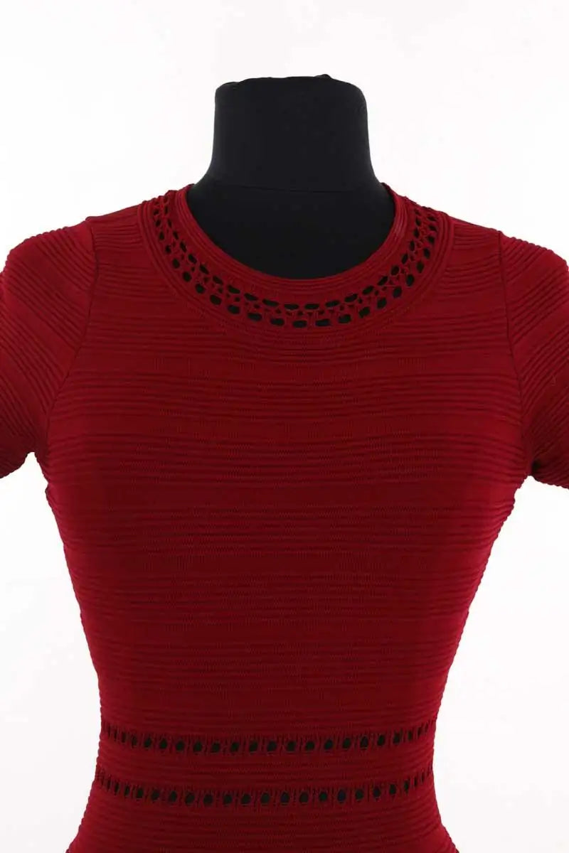 Robe Sandro Rouge en Synthétique