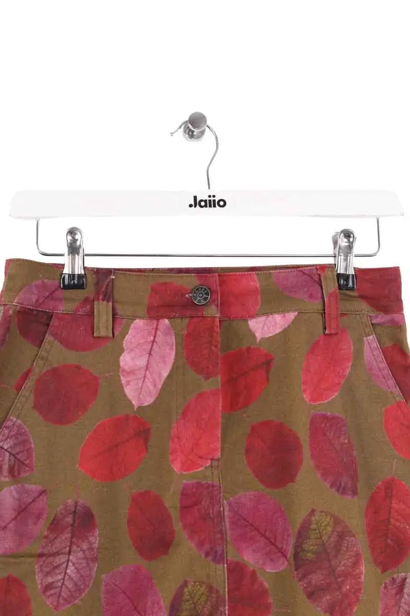 Mini jupe Agnès B. Rose en Coton