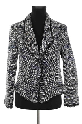 Veste Gerard Darel Marine en Coton, taille S - Seconde Main