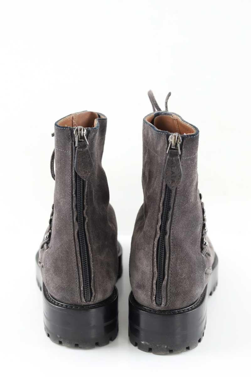 Boots à lacets Alaïa  Gris