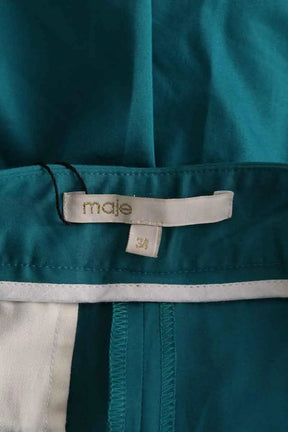 Pantalon Maje Turquoise en Coton