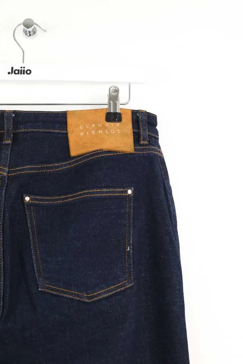 Jean droit Claudie Pierlot  Bleu