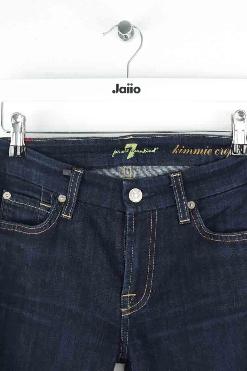 Slim 7 For All Mankind  Bleu