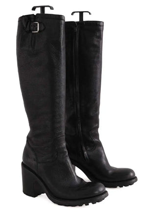 Bottes Free Lance Noir en Cuir