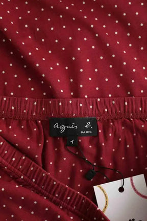 Mini jupe Agnès B.  Rouge
