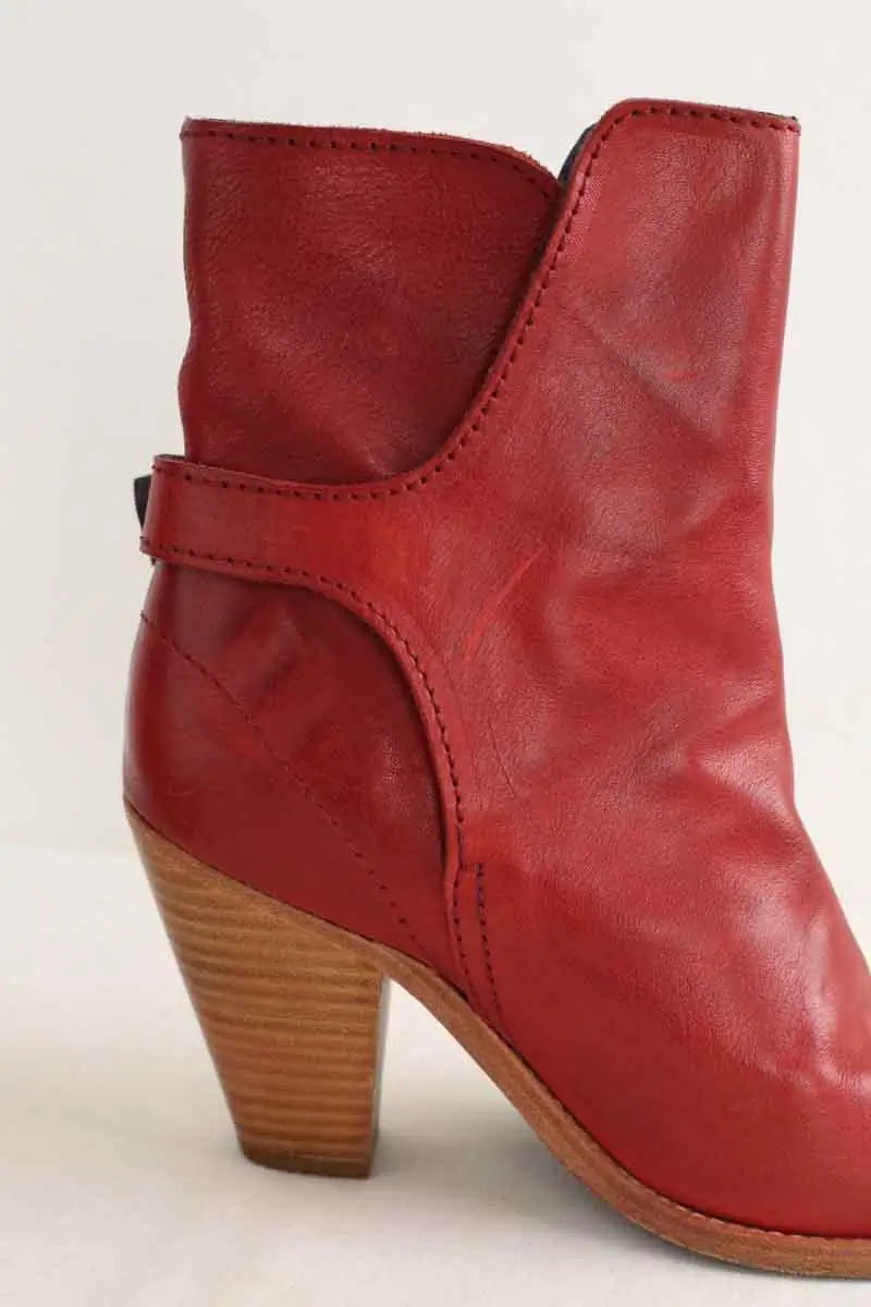 Boots à boucles Zadig & Voltaire  Rouge