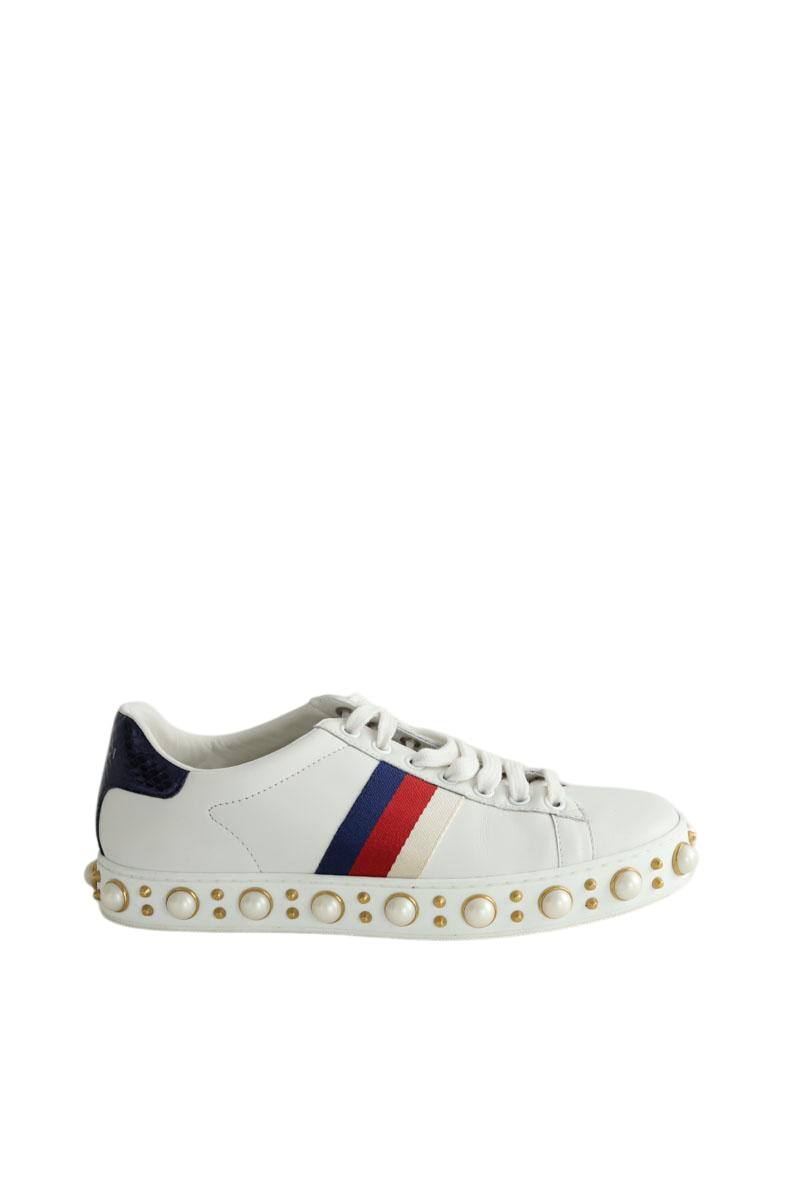 Baskets Gucci Ace Blanc