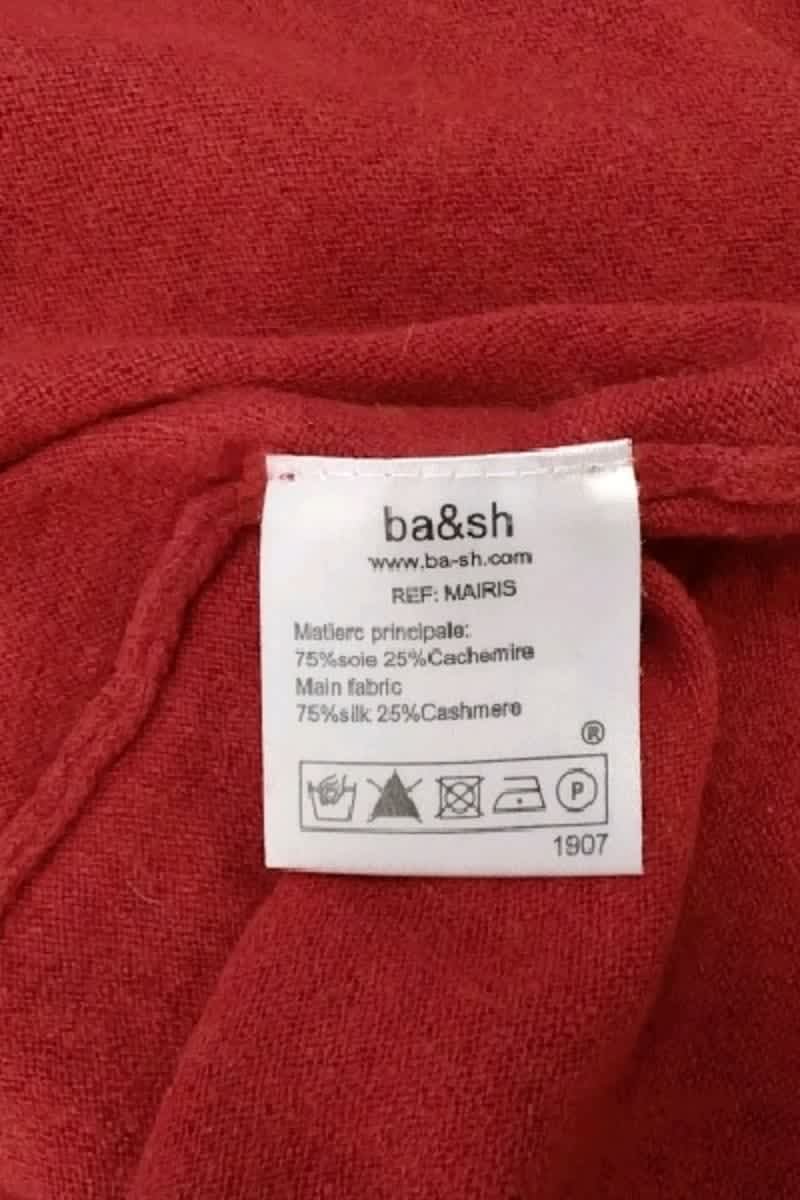 Tops sans manche Bash  Rouge