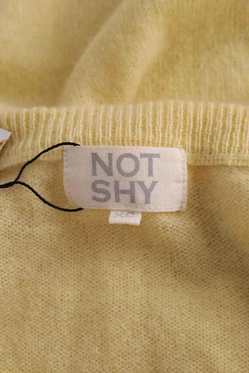 Pull Notshy Jaune en Cachemire