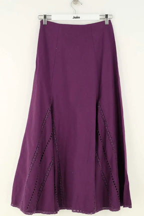 Jupe Sézane Violet en Lin