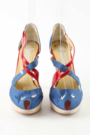Talons Stella McCartney  Bleu