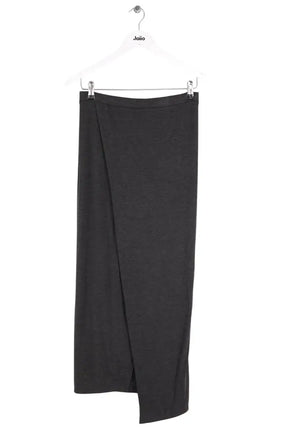 Jupe Majestic Filatures Anthracite en Viscose, taille S - Seconde Main