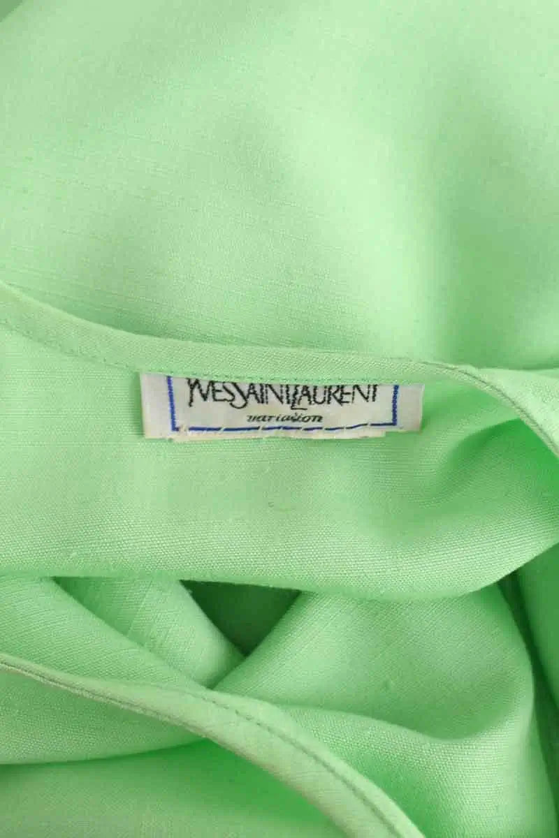 Robe Saint Laurent  Vert