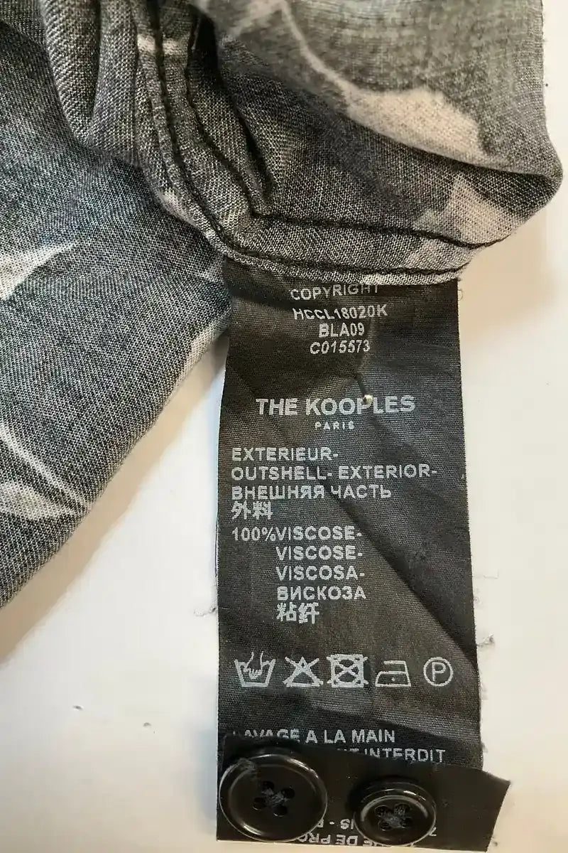 Chemise The Kooples Noir en Viscose