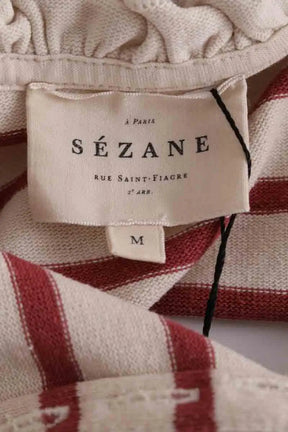 Top Sézane Ecru en Coton